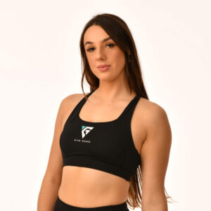 Gym Nerd Bra - Black